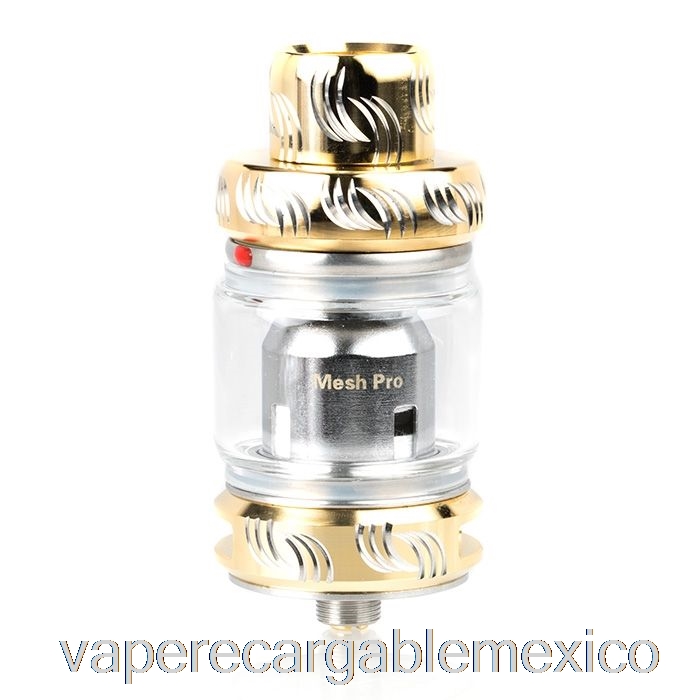 Vape Recargable Freemax Mesh Pro Tanque Sub-ohm Metal Dorado
